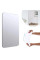 Акриловое зеркало STICK MIRROR 30*30 CM